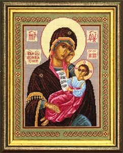 Набор для вышивания иконы с мулинэ Образ «Пресвятыя Богородицы, утоли моя печали» NP-08