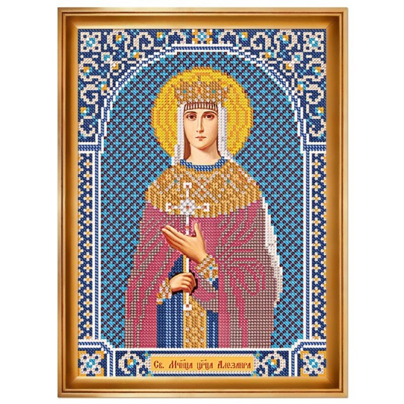 Набор для вышивки иконы "Св. Мц. Царица Александра Римская" від компанії Інтернет-магазин «вишивав-ка» - фото 1
