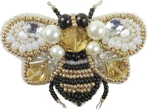БП-221 Набір для виготовлення брошки Crystal Art "Бджілка", Код товару: 1066176