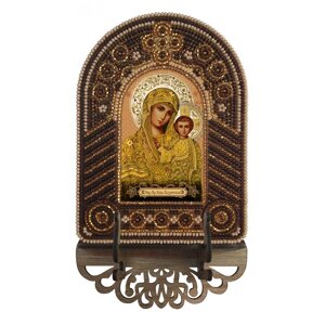 Набір для создания ікони з дотриманням рамкою-кіотом "Богородиця Казанська"
