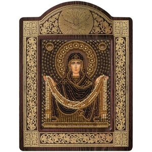 Набір для вишивки ікон в рамці-кіоті "Покров Пресвятої Богородиці" СН8012