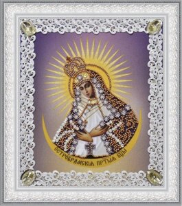 Набір для вишивки бісером Остробрамська ікона Божої Матері (ажур) Р-374
