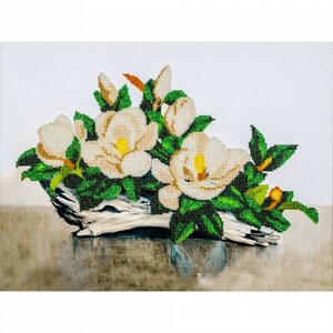 Набір для вишивки бісером "Біла орхідея" FLF-019 FLF-019