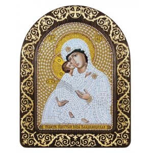 Набір для вишивки ікони в рамці-кіоті "Богородиця Володимирська"