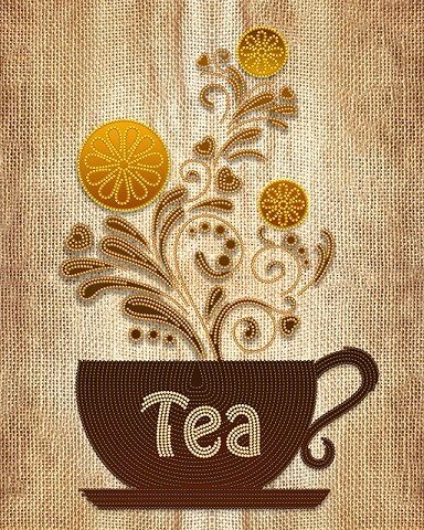Рисунок на атласе для вышивания бисером Чай від компанії Інтернет-магазин «вишивав-ка» - фото 1