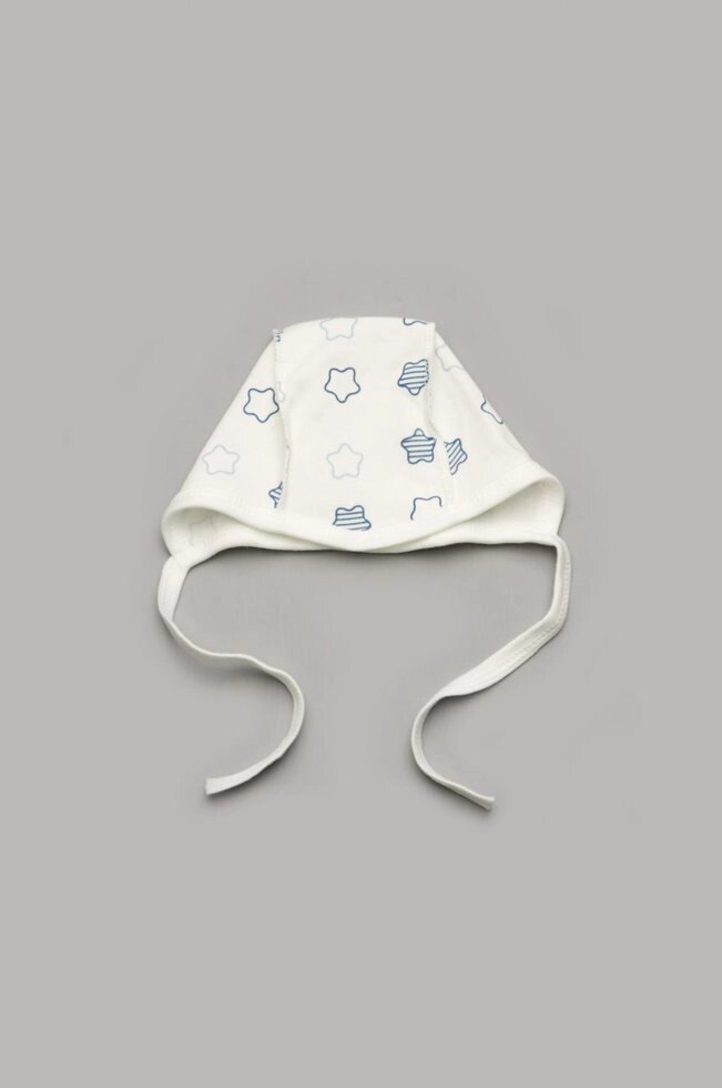 Шапочка для новонародженого хлопчика (stars) від компанії Інтернет-магазин «вишивав-ка» - фото 1