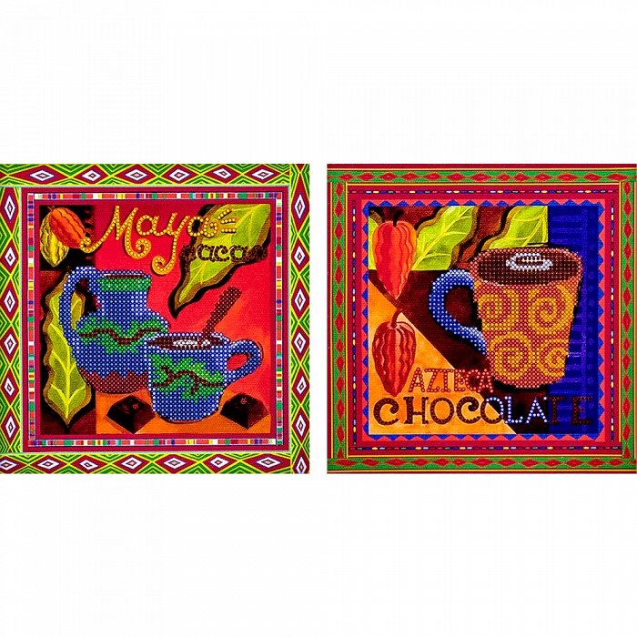 Схема для вишивання бісером "Cacao & Chocolate" FLS-046D від компанії Інтернет-магазин «вишивав-ка» - фото 1