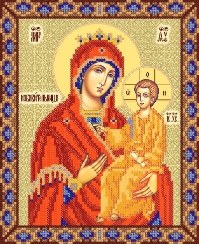 Схема для вишиваючи бісером Ікона Божої Матері '' Ізбавительниця '' від компанії Інтернет-магазин «вишивав-ка» - фото 1