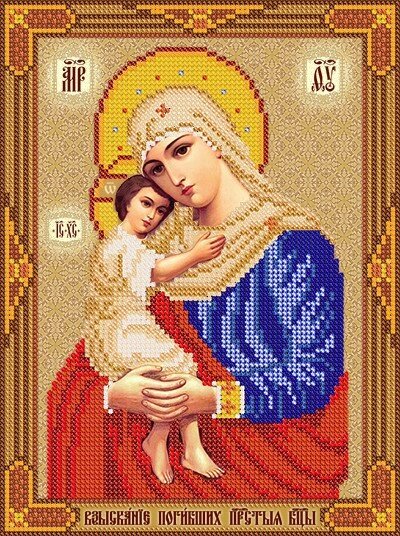 Схема для вишиваючи бісером Ікона Божої Матері «Стягнення загиблих» від компанії Інтернет-магазин «вишивав-ка» - фото 1