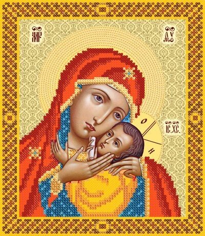 Схема для вишиваючи бісером Корсунська ікона Божої Матері від компанії Інтернет-магазин «вишивав-ка» - фото 1