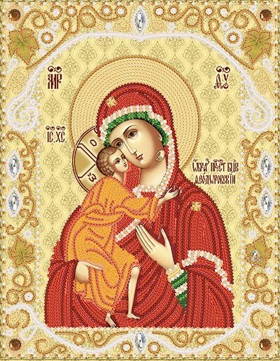 Схема для вишивки бісером Феодоровская ікона Божої Матері від компанії Інтернет-магазин «вишивав-ка» - фото 1