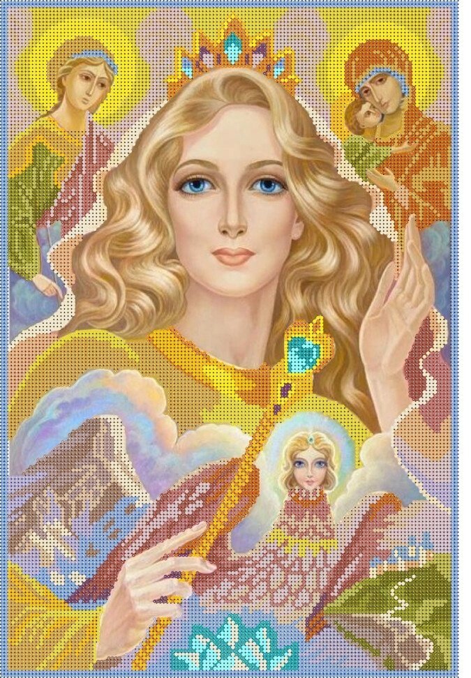 Схема для вишивки бісером Фортуна-богіня удачі від компанії Інтернет-магазин «вишивав-ка» - фото 1