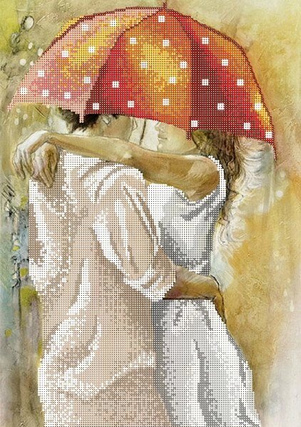Схема для вишивки бісером Осінній роман під парасолькою-2 від компанії Інтернет-магазин «вишивав-ка» - фото 1