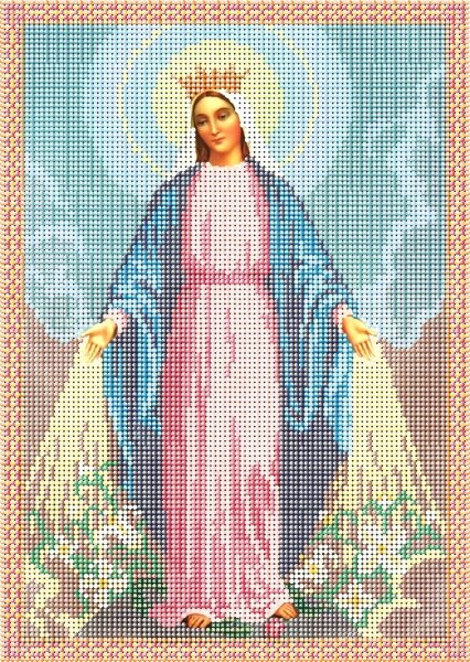 Схема для вишивки бісером Свята Діва Марія від компанії Інтернет-магазин «вишивав-ка» - фото 1