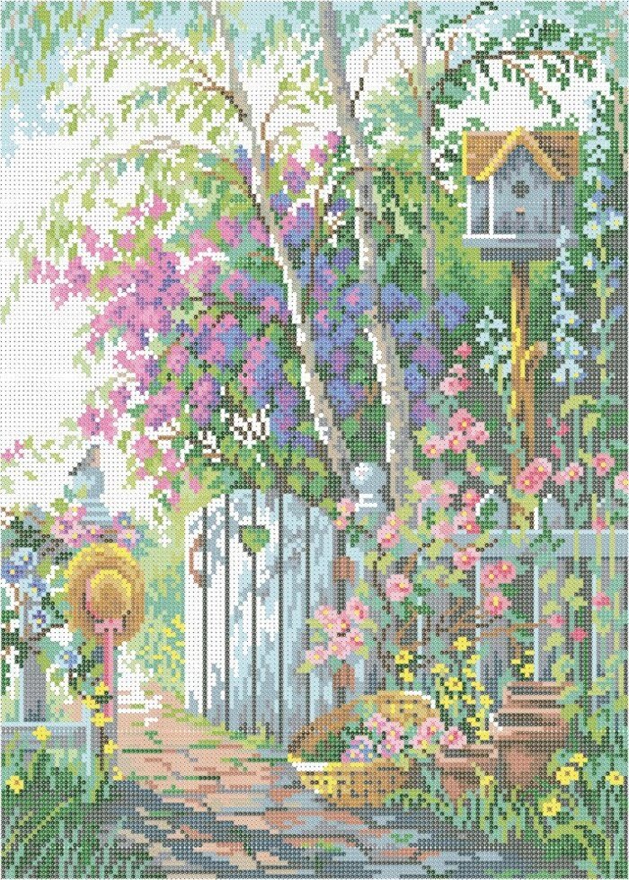 Схема для вишивки бісером Весняний сад КМР 3112 від компанії Інтернет-магазин «вишивав-ка» - фото 1