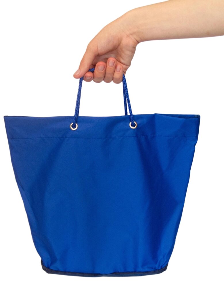Сумка для покупок / Shopper bag ORGANIZE C008 синій від компанії Інтернет-магазин «вишивав-ка» - фото 1