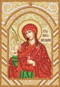 Ткань с рисунком для вышивания бисером Св. Мироносица Мария Магдалина РИК-6139