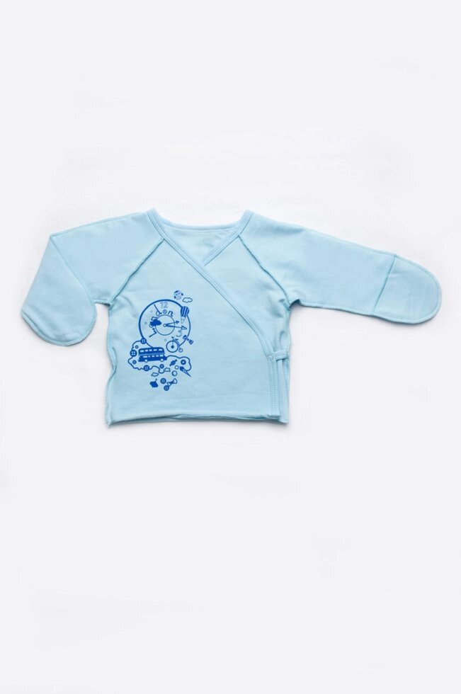 Утеплення сорочечка для новонароджених (для хлопчиків) від компанії Інтернет-магазин «вишивав-ка» - фото 1