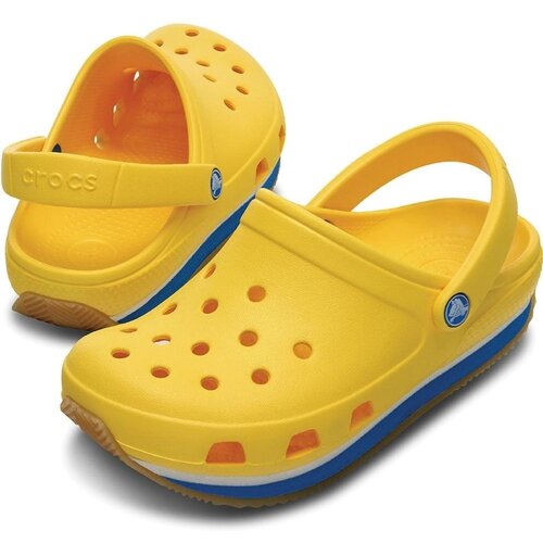 Crocs Kids Retro Clog Yellow/Ocean c6.7-14.5cm