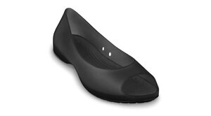 Крокс балетки Карлі Флат J2-21,5см Crocs Carlie Flat чорні