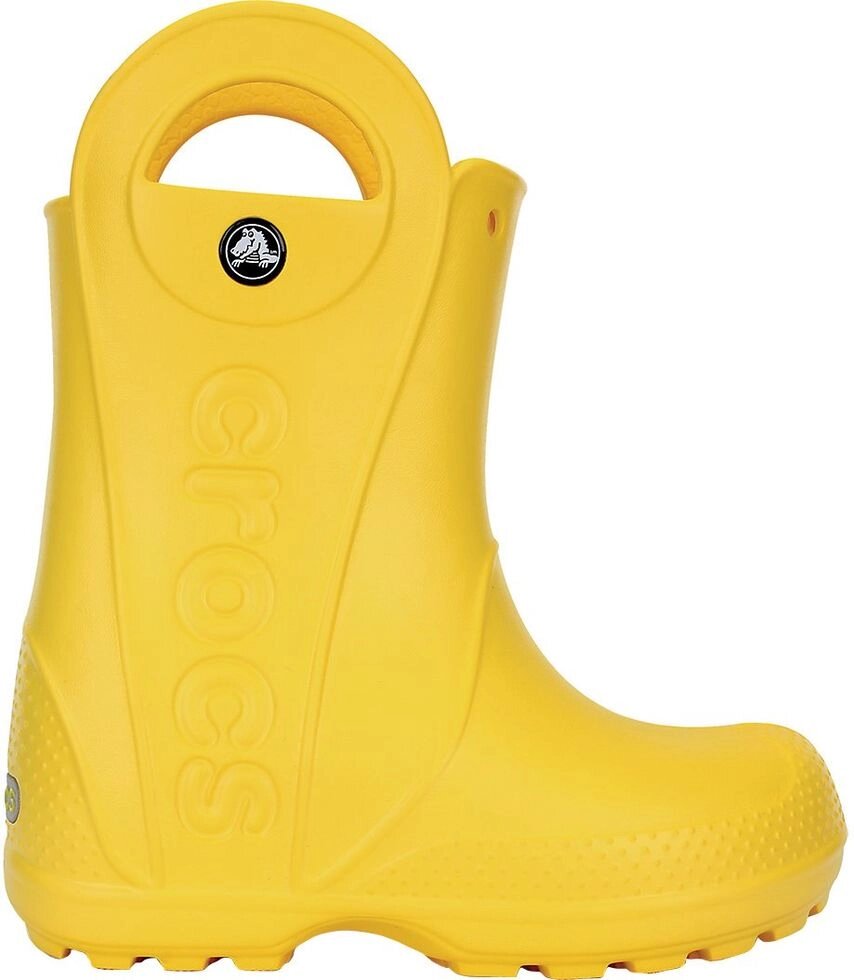 Чоботи дитячі Крокс жовті J1-20см Kids Crocs Handle it rain boot yellow - порівняння