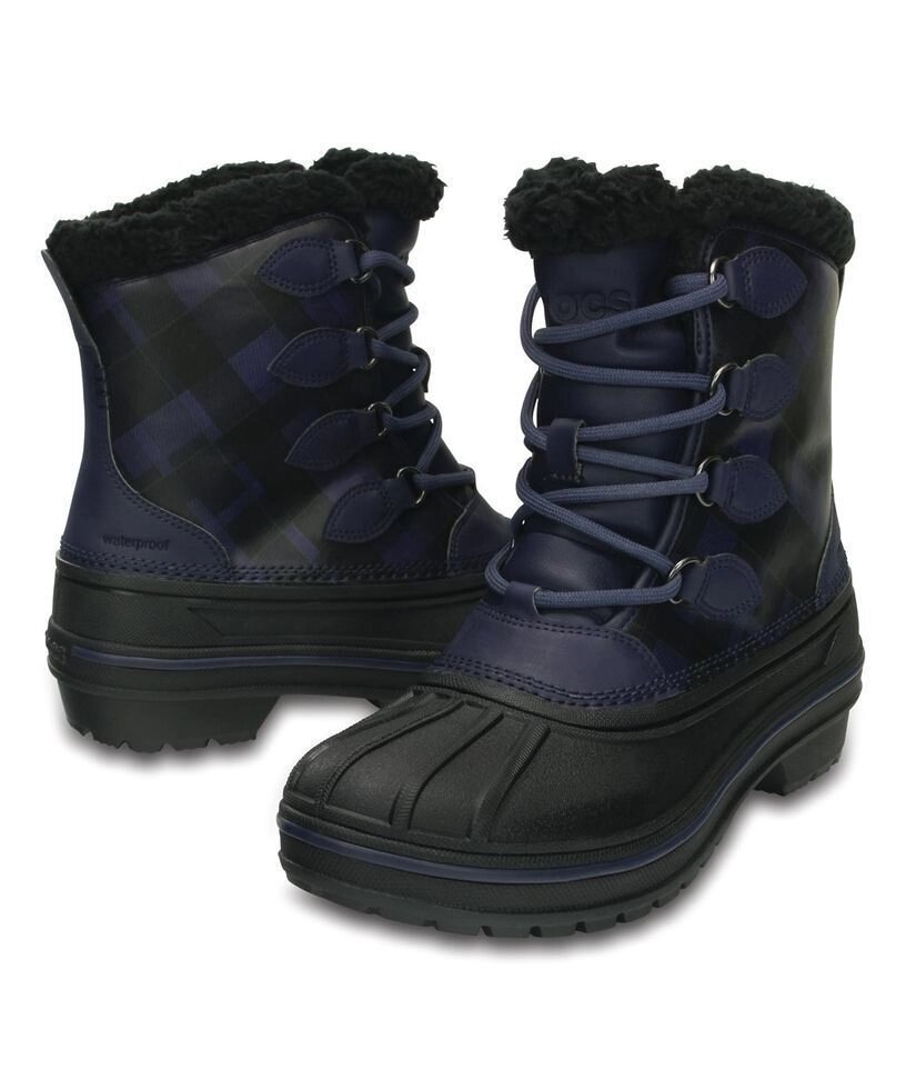 Жіночі непромокальні черевики Крокс олкаст 2 W6-23cm Crocs Midnight All. Cast II Duck Boot - доставка