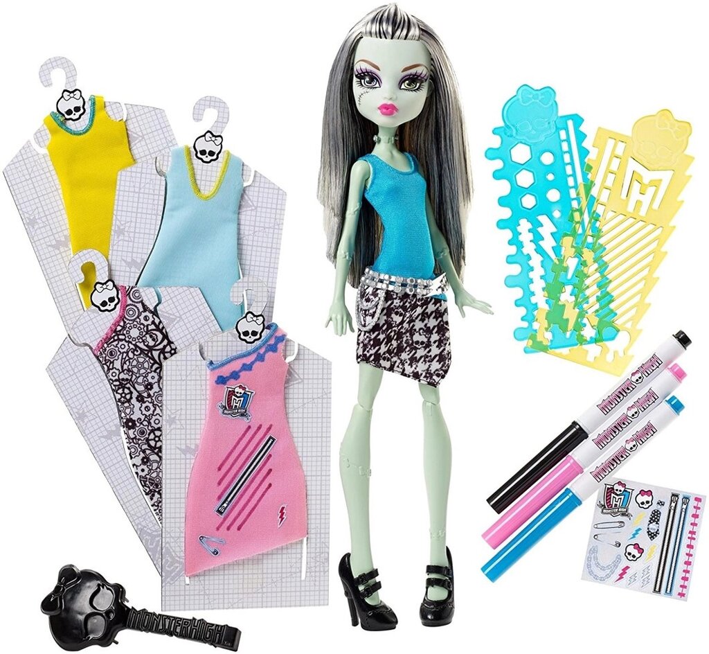 Ігровий набір монстер хай «Модний Бутік Френкі» Monster High Designer Booo-tique Frankie Stein лялька з нарядами створи - знижка