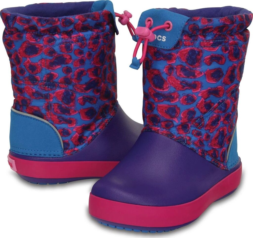 Дитячі зимові чобітки чоботи Крокс кідс крокбенд c9-16cm Crocs Crocband Lodge. Point Graphic Boot - замовити