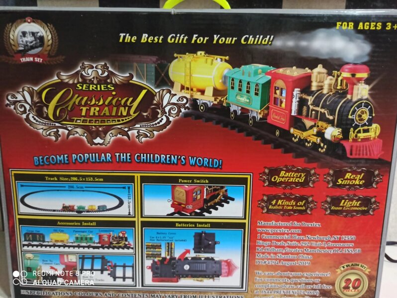 Prextex christmas train set on sale