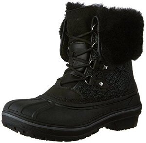 Чоботи Крокс олкаст делюкс crocs Women "s AllCast II Luxe Snow Boot, Black Shimmer, w5-22,5cm