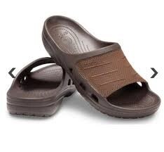 Шльопанці чоловічі Крокс коричневі М13-31см Crocs Men s Bogota Slide Espresso 204972-22Z