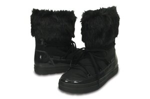 Жіночі зимові чоботи Крокс лодж поінт W6-23.5 cm Crocs Women "s Lodge Point Lace Snow Boot