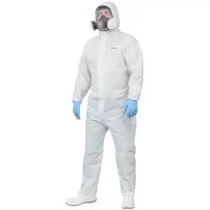 Костюм TYVEK DuPont Classic Xpert плюс Маска 3м 6800 плюс фільтр 3м 6035 від хімічних та радіаційних впливів