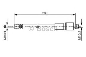 Bosch, Задній гальмівний шланг Е39, до супорта