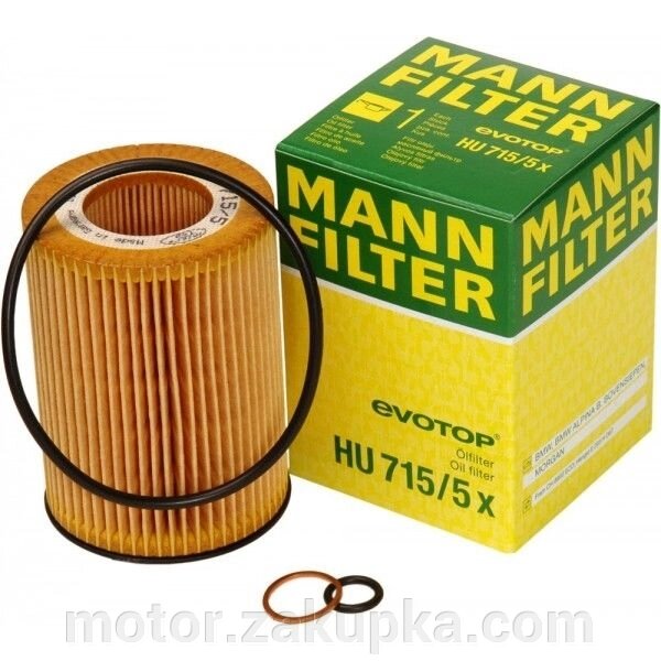 MANN, фільтр масла Е60 / Е61 / е53 (Х5), (4,4 / 4,8) від компанії motor - фото 1