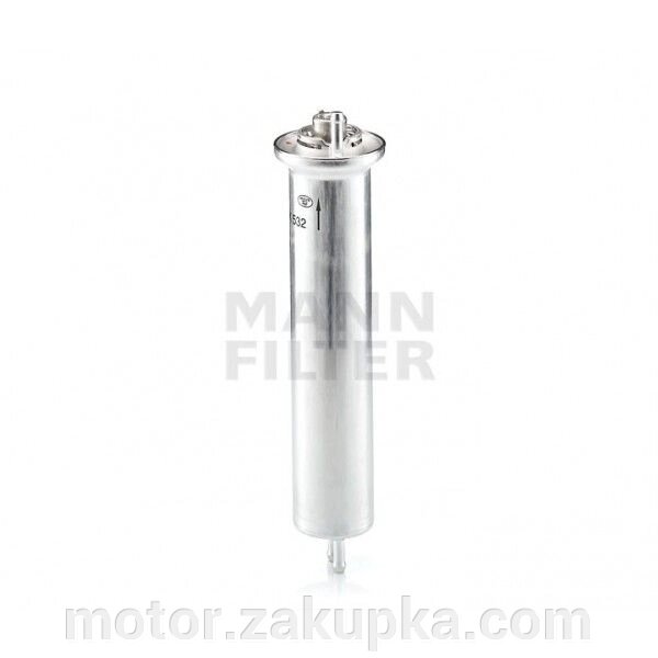 MANN, фільтр палива Е38 / Е39 / е53 (Х5) / Е60, М54 / М62 (2.2 / 2.5 / 3.0 / 3.5 / 4.4), С регулятором тиску від компанії motor - фото 1
