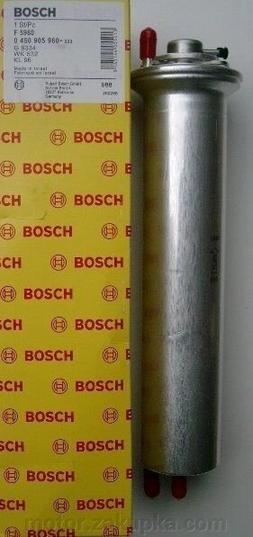 Bosch, фільтр палива Е38 / Е39 / е53 (Х5) / Е60, М54 / М62 (2.2 / 2.5 / 3.0 / 3.5 / 4.4), С регулятором тиску - motor