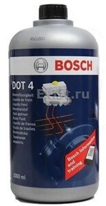 Bosch, гальмівна рідина DOT4, 1 літр