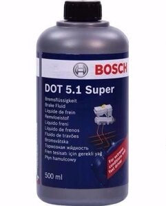 Bosch, гальмівна рідина DOT 5.1 super, 0.5 літра