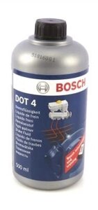 Bosch, гальмівна рідина DOT4, 0,5 літра