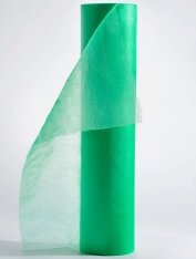 Простирадло одноразове СПАНБОНД, 80см x 100м у рулоні, Зелений від компанії Shantal Beauty Shop - фото 1
