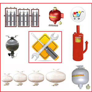 Регенерація модулів пожежогасіння (заправка, перезарядження і ремонт) азот, аргон, інерген, хладон