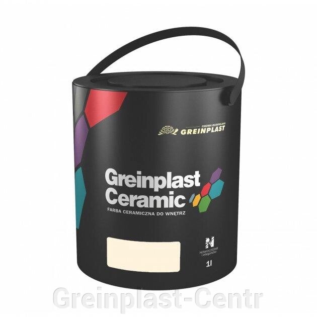 Керамическая краска интерьерная Greinplast Elegance Ceramic FWC03 благородный бежевый 1 л. ##от компании## Greinplast-Centr - ##фото## 1