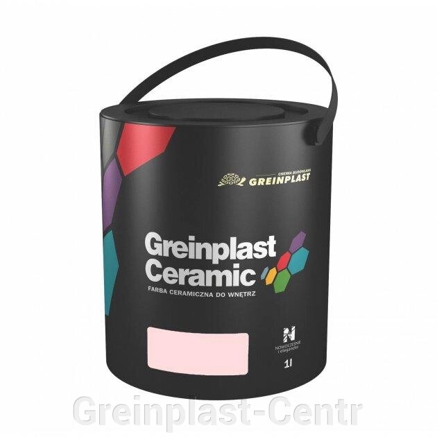 Керамическая краска интерьерная Greinplast Elegance Ceramic FWC22 японский олеандр 1 л. ##от компании## Greinplast-Centr - ##фото## 1