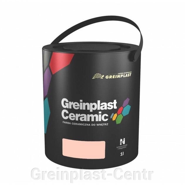 Керамическая краска интерьерная Greinplast Elegance Ceramic FWC24 алебастровые розы 1 л. ##от компании## Greinplast-Centr - ##фото## 1