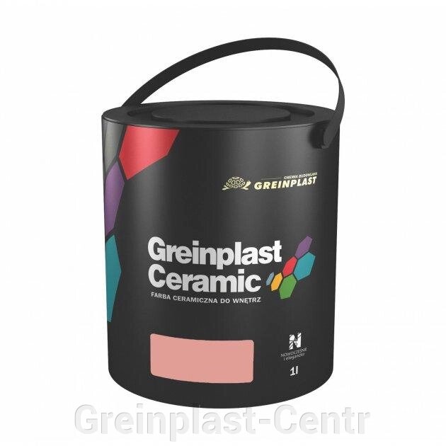 Керамическая краска интерьерная Greinplast Elegance Ceramic FWC26 античный розовый 1 л. ##от компании## Greinplast-Centr - ##фото## 1