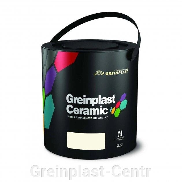 Керамическая краска интерьерная Greinplast Elegance Ceramic FWC34 жасминовый рассвет 2,5 л. ##от компании## Greinplast-Centr - ##фото## 1