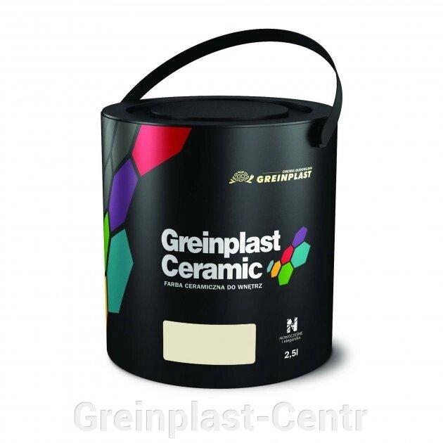Керамическая краска интерьерная Greinplast Elegance Ceramic FWC35 миндальный коктейль 2,5 л. ##от компании## Greinplast-Centr - ##фото## 1