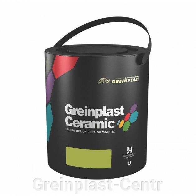 Керамическая краска интерьерная Greinplast Elegance Ceramic FWC38 испанская маслина 1 л. ##от компании## Greinplast-Centr - ##фото## 1