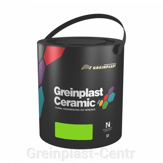 Керамическая краска интерьерная Greinplast Elegance Ceramic FWC40 весенняя трава 1 л. ##от компании## Greinplast-Centr - ##фото## 1